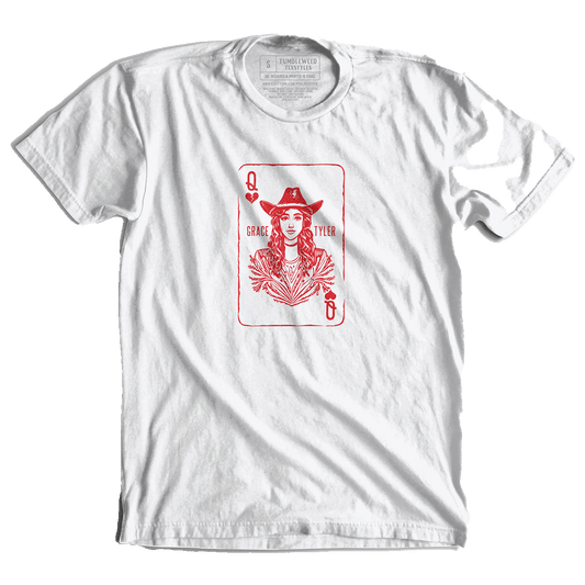 Queen of Hearts tee